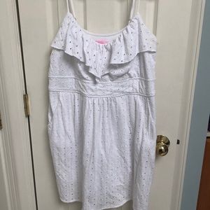 Lilly Pulitzer white eyelet dress